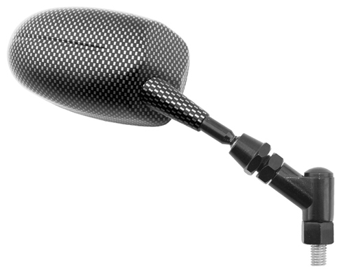 Oglinda universala dreapta, carbon stralucitor, cod E-272 D/RI