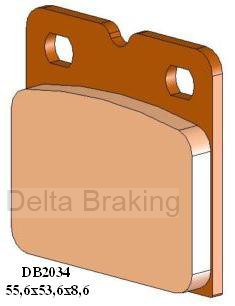 Placute de frana BMW 100 K LT 88-91, spate, DB2034 RD-N2