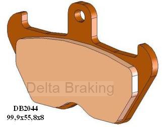 Placute de frana BMW 100 R 93-96, fata, DB2044 RD-N2