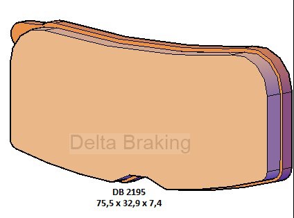 Placute de frana CAN-AM 990 GS Spyder SM5 /SE5 08-10, fata, DB21