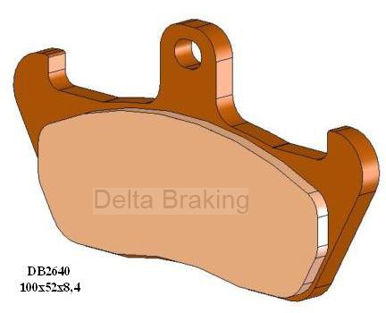 Placute de frana GILERA 350 Nord-West 94-, fata, DB2640 RD-N2