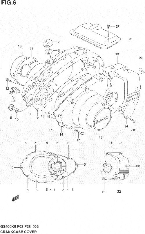 Emblema autocolant Capac motor alternator stanga magnetou-stator