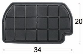 Filtru de aer Kawasaki, cod 11810