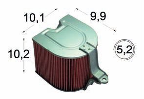 Filtru de aer Piaggio, cod 8706