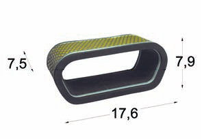 Filtru de aer Yamaha, cod 8797