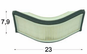 Filtru de aer Kawasaki, cod 9604