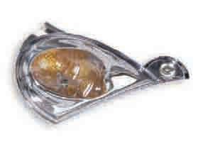 DISPERSOR LAMPA SEMNAL MOTO APRILIA, STANGA FATA